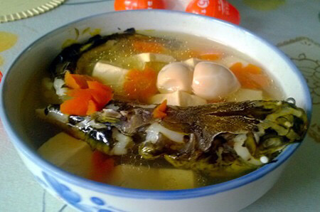 豆腐燉黃甲魚